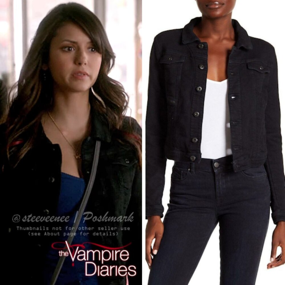 Diesel Fringi-Ne Denim Jean Jacket ASO Elena Gilbert